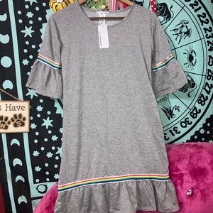 BNWT Miss Majesty Tunic Top Rainbow 14/16 PRIDE